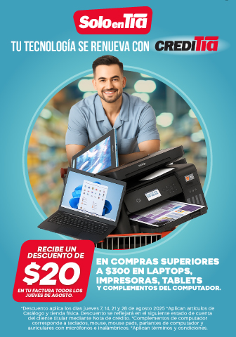 TU TECNOLOGÍA SE RENUEVA CON CREDITÍA