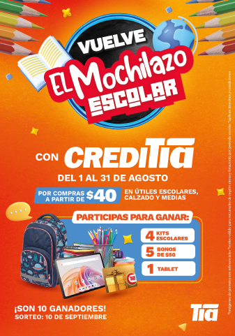 VUELVE EL MOCHILAZO ESCOLAR CON CREDITIA – SIERRA Y AMAZONIA 