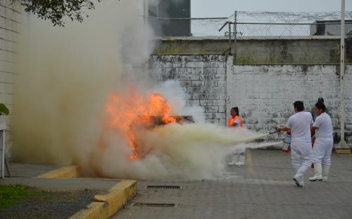 Centro de Distribución de Fríos realiza simulacro de incendio